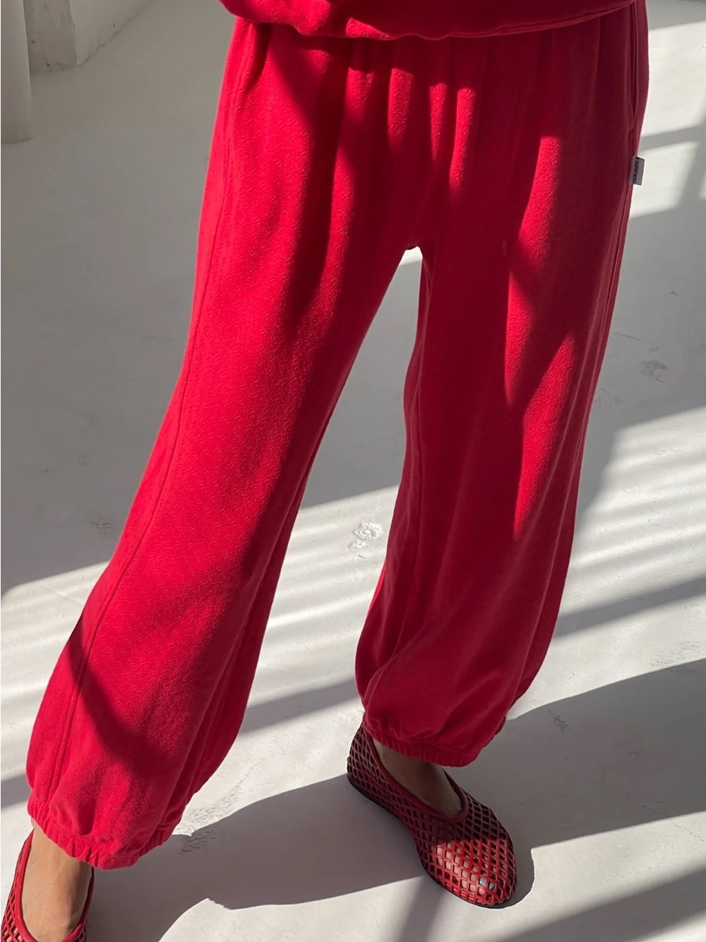 Le Bon Shoppe Balloon Pants Red Apple M